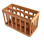 Wooden magazine holder - vintage