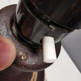 Beautiful Tue Poulsen table lamp in ceramic. Denmark 1970-80s.