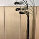 1990s design metal lamp with 5 light arms