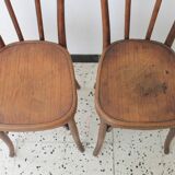 Pair of Fischel bistro chairs