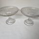 Ensemble 2 coupes compotiers en verre