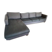 Grey shaped sofa