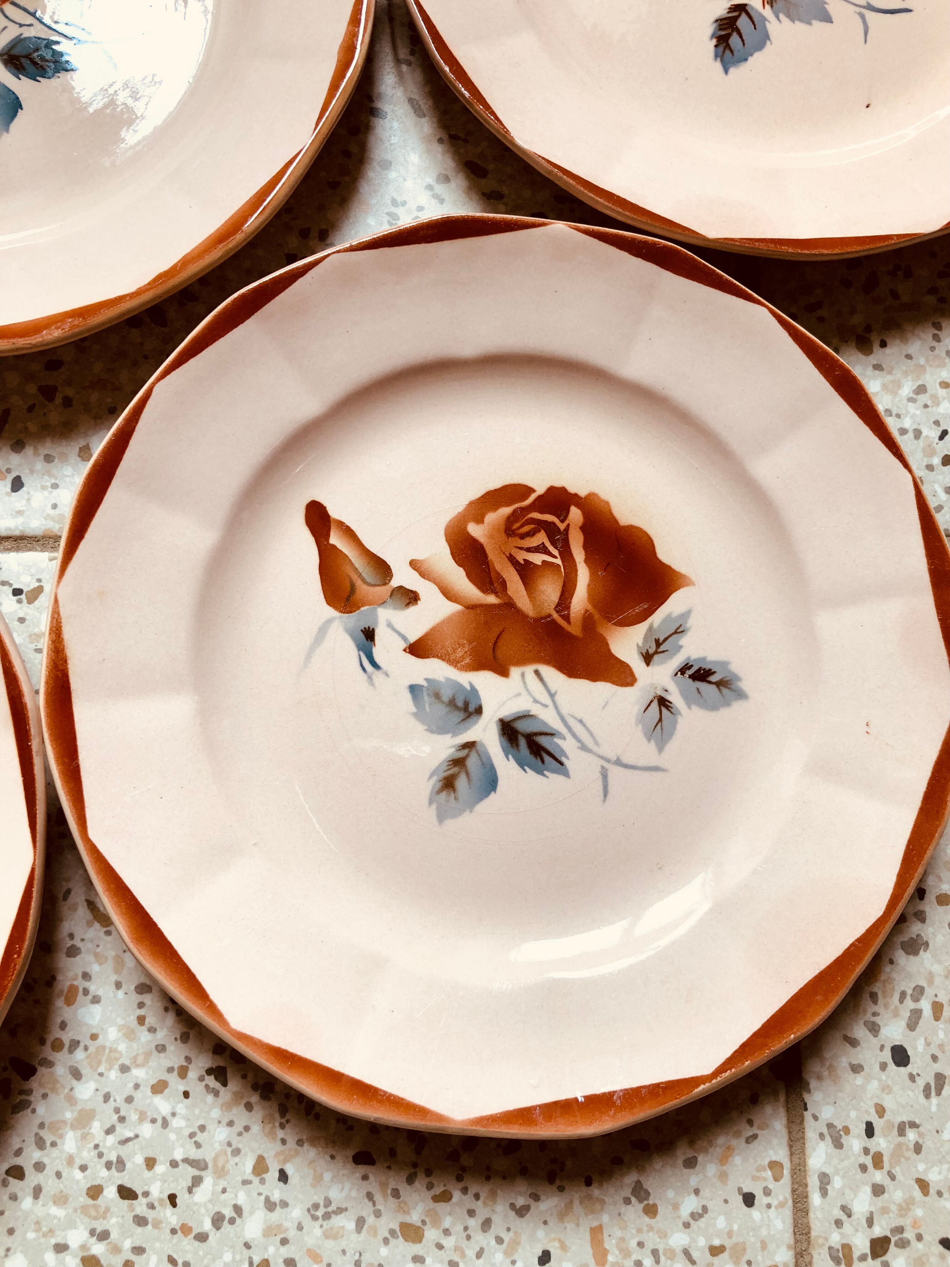 Dessert plates Sarreguemines