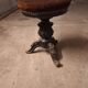 Tabouret de piano Napoléon III