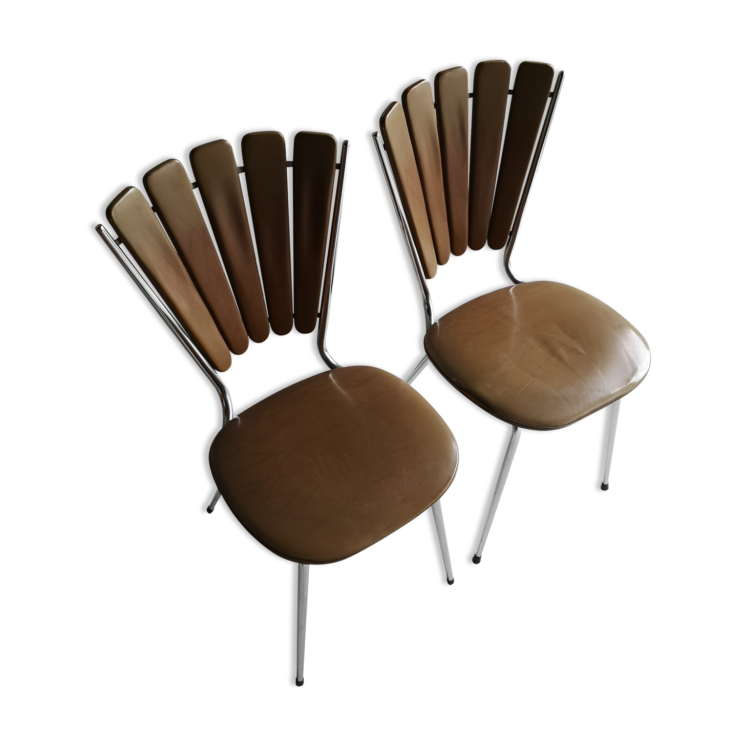 Pair of Soudexvynil chairs