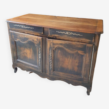 Buffet ancien en bois massif