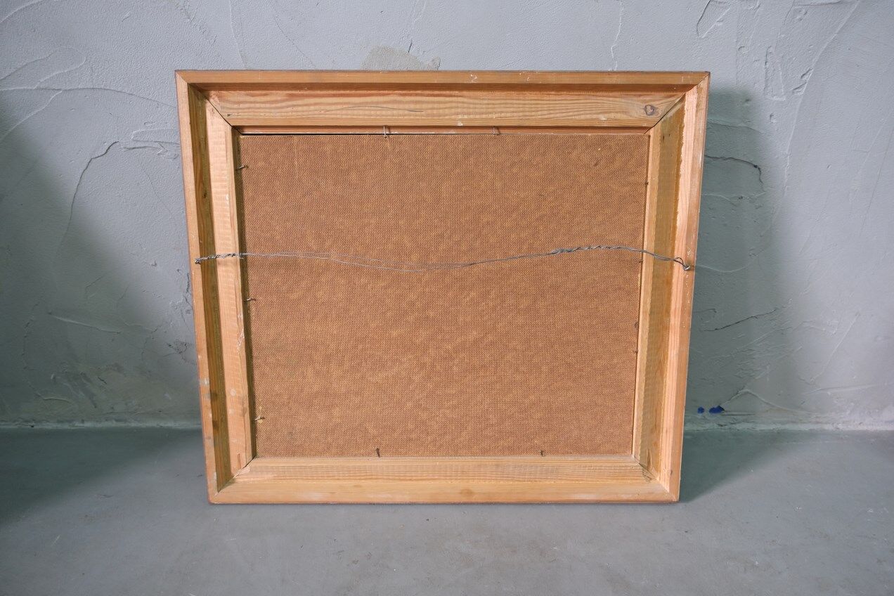 Malte Särlöv, Swedish Modern Landscape, 1950s, Oil on Panel, Framed