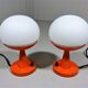 Space age table lamps bed side lamps, 1960’s