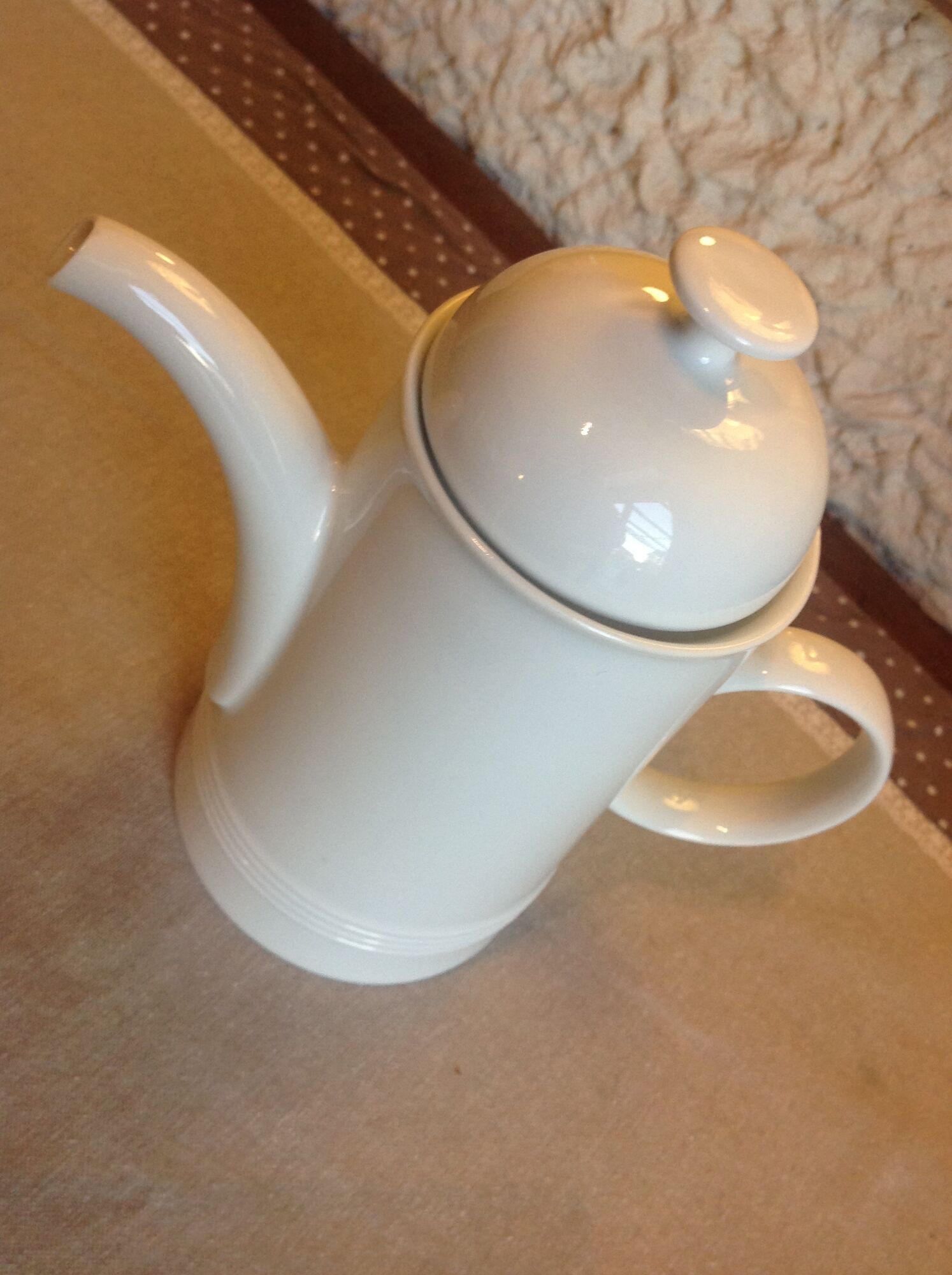 Coffeemaker Melitta 70's white vintage ceramic
