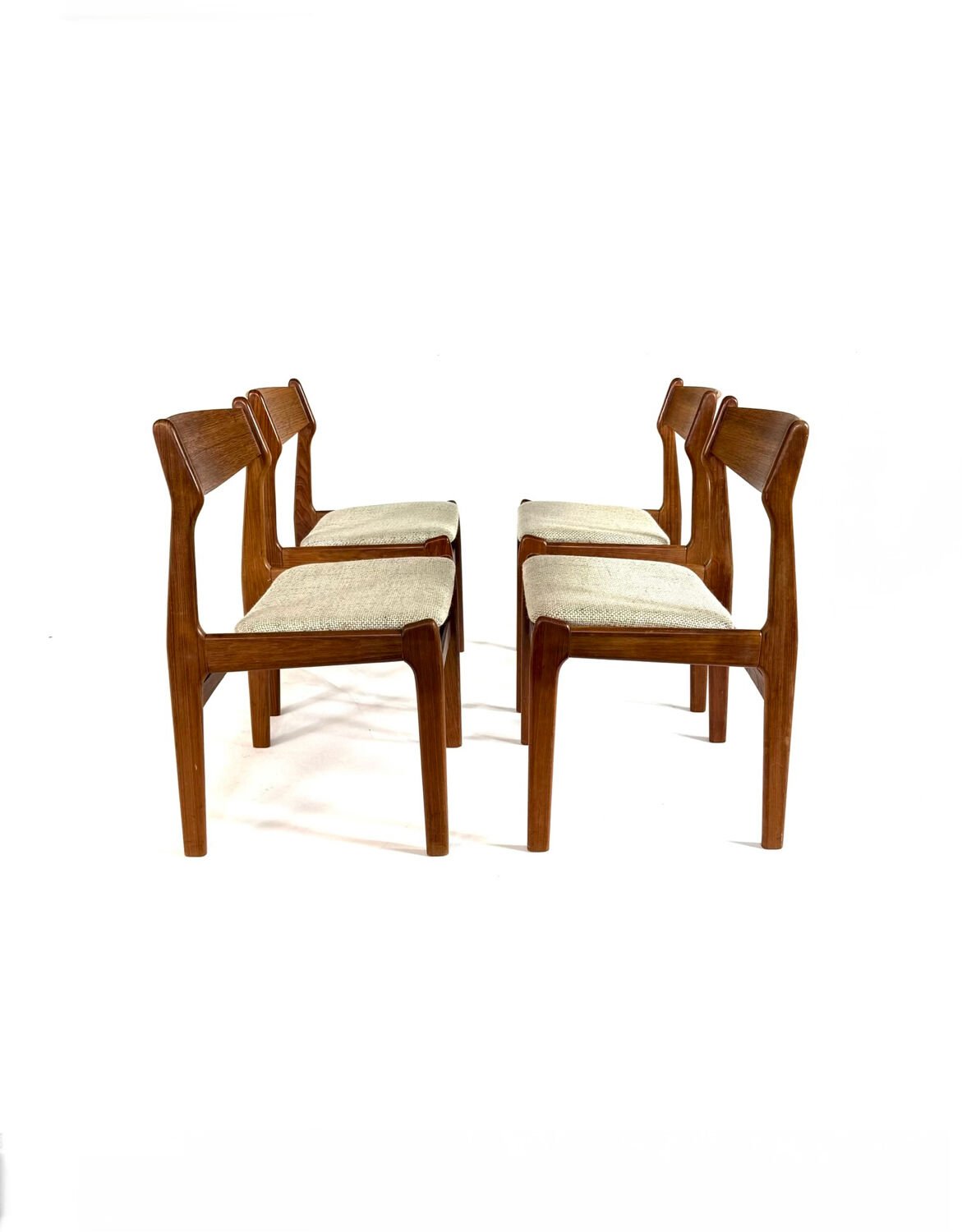 4x vintage Danish chairs