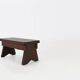 Rustic Wooden Stool with Exceptional Patina, Belgium 1880s