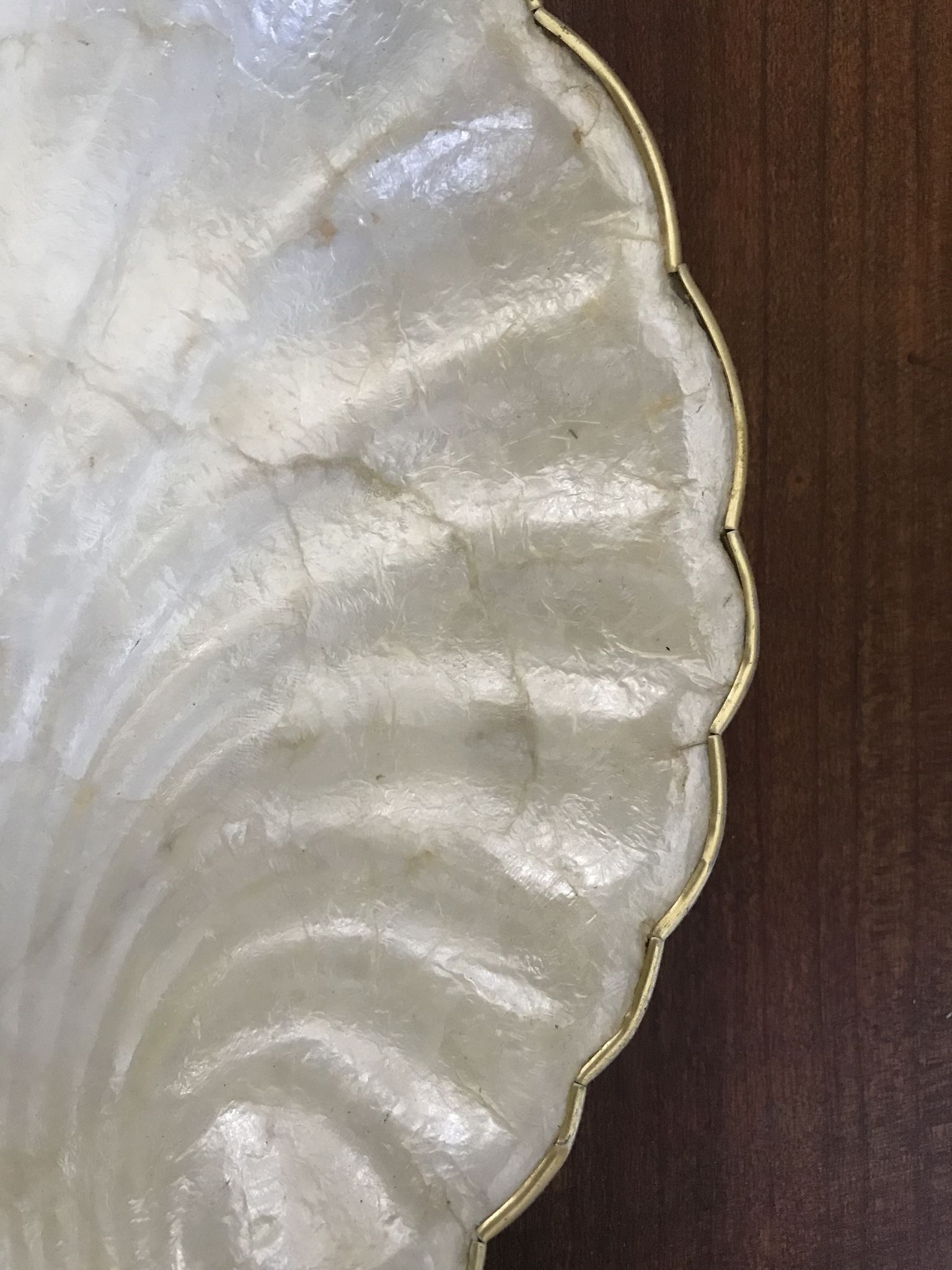 Vide poche coquille en nacre