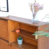 Teak bookcase/secretary * 153 cm