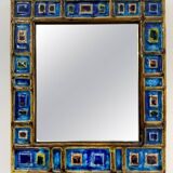 Mid-Century Modern Ceramic Mirror