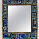 Miroir en céramique mid century