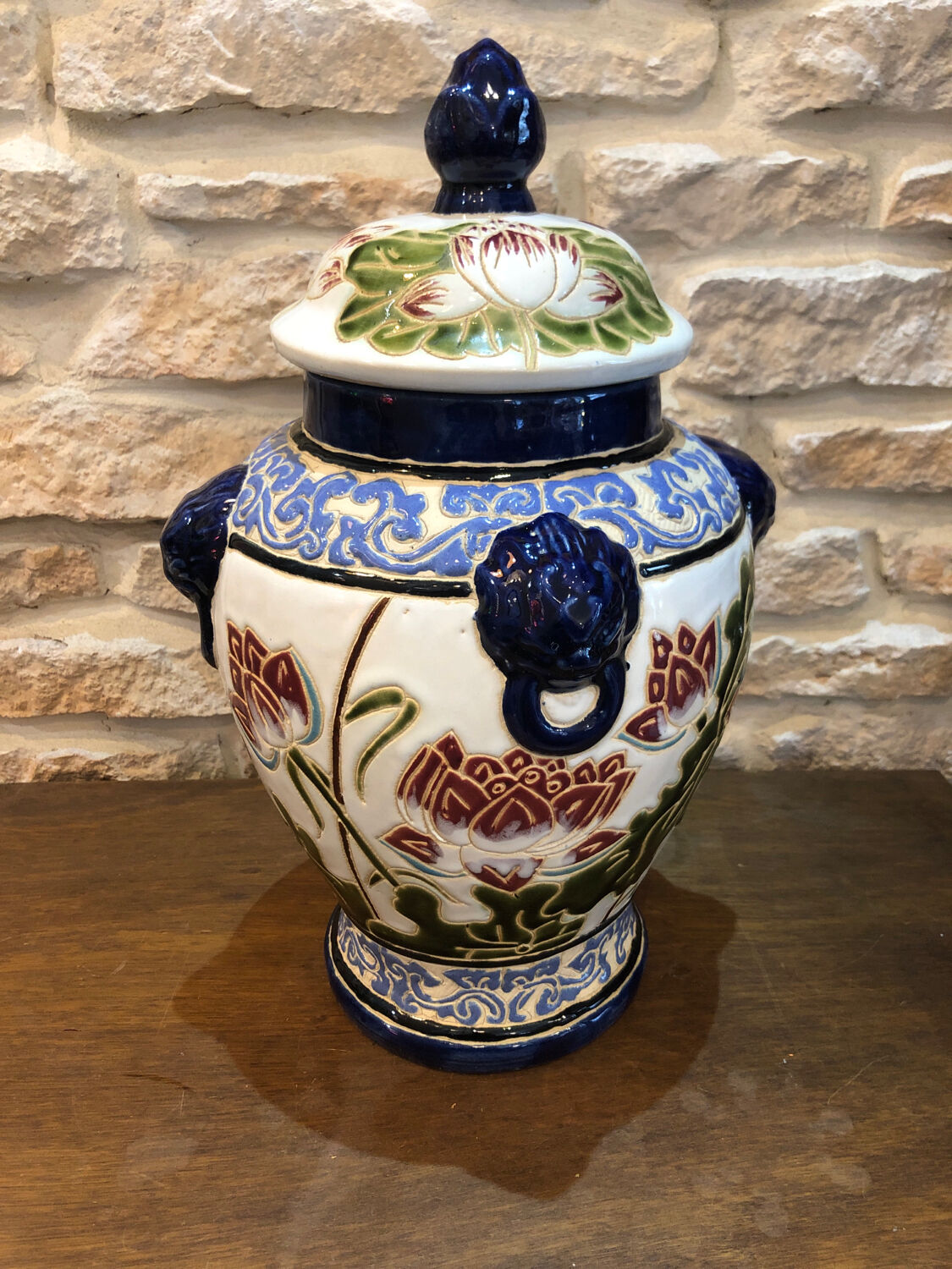 Asian potiche vase