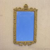 Antique bronze mirror 57x33cm