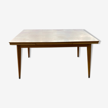 Vintage table in oak veneer