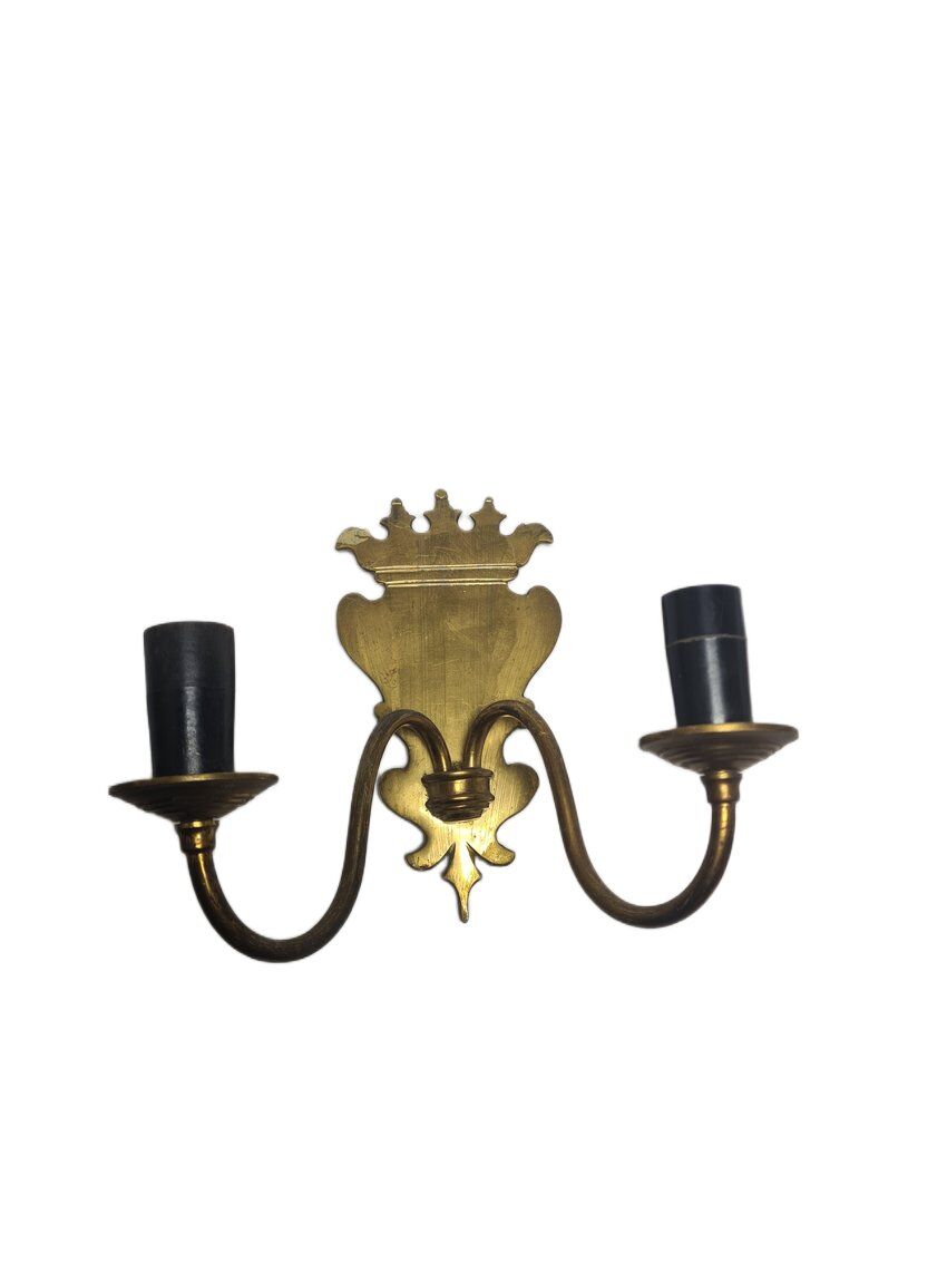 2-armed wall lamp, Poland, 1970s