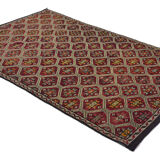 Anatolian handmade kilim rug 295 cm x 182 cm