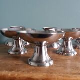 Guy Degrenne stainless steel ice cream cups