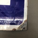 Enamelled plate "Chocolat Louit"