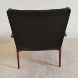 Fauteuil scandinave vintage années 70