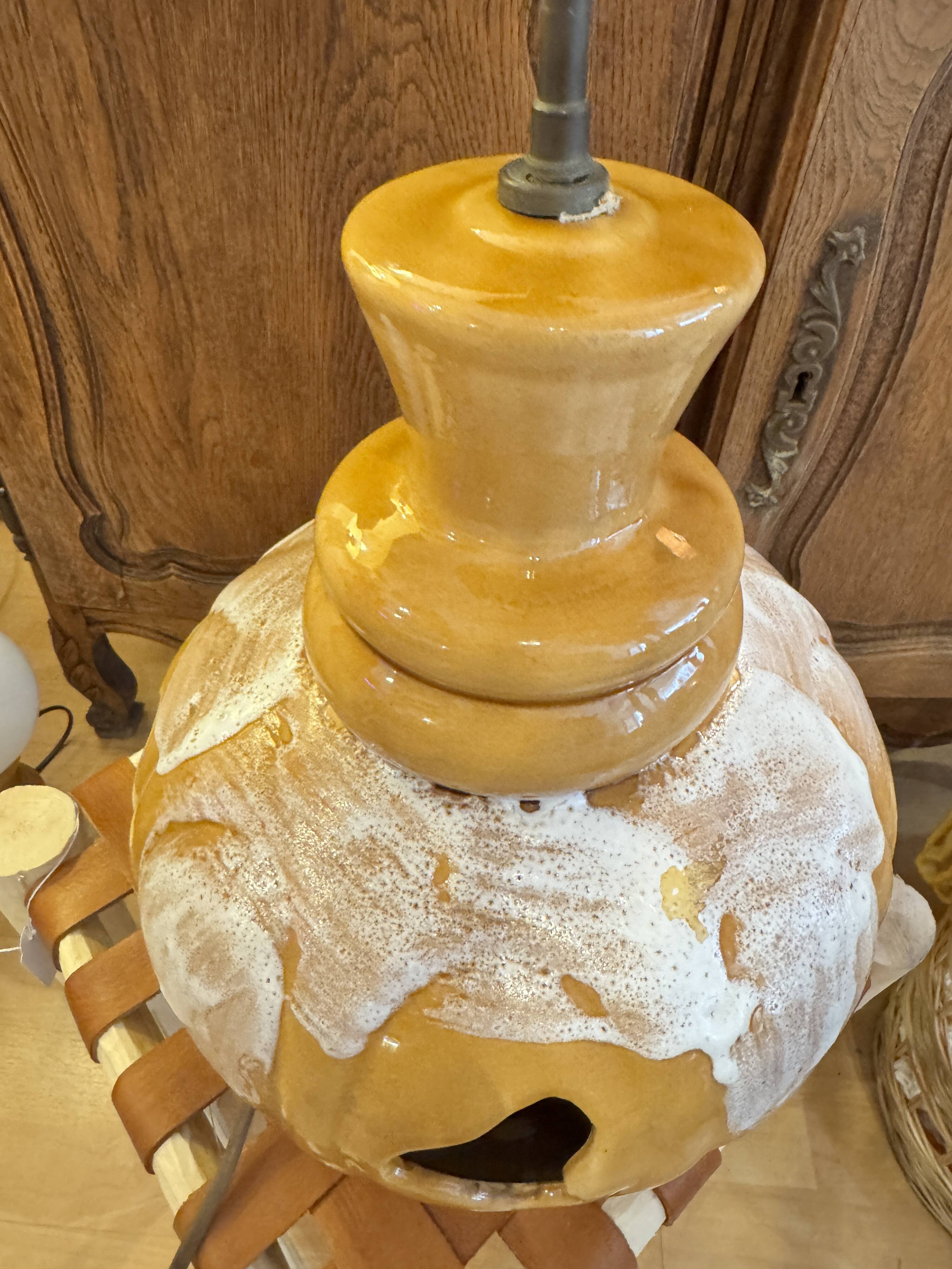 vintage ceramic lamp base
