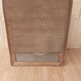 Golden Louis Philippe mirror with golden leafy