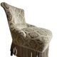 Fauteuil cocktail vintage / fauteuil / fauteuil une place avec franges