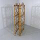Ratan roomdivider folding screen Italy 1960’s