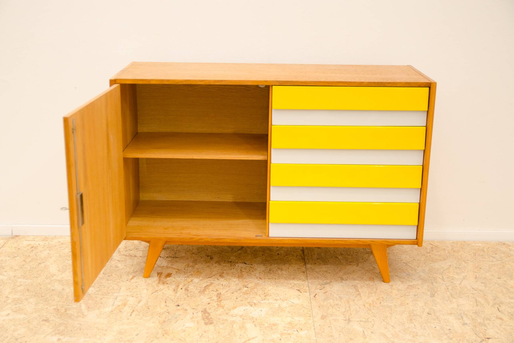 Mid century chest of drawers U-458 by Jiri Jiroutek, Czechoslovakia, 1960´s