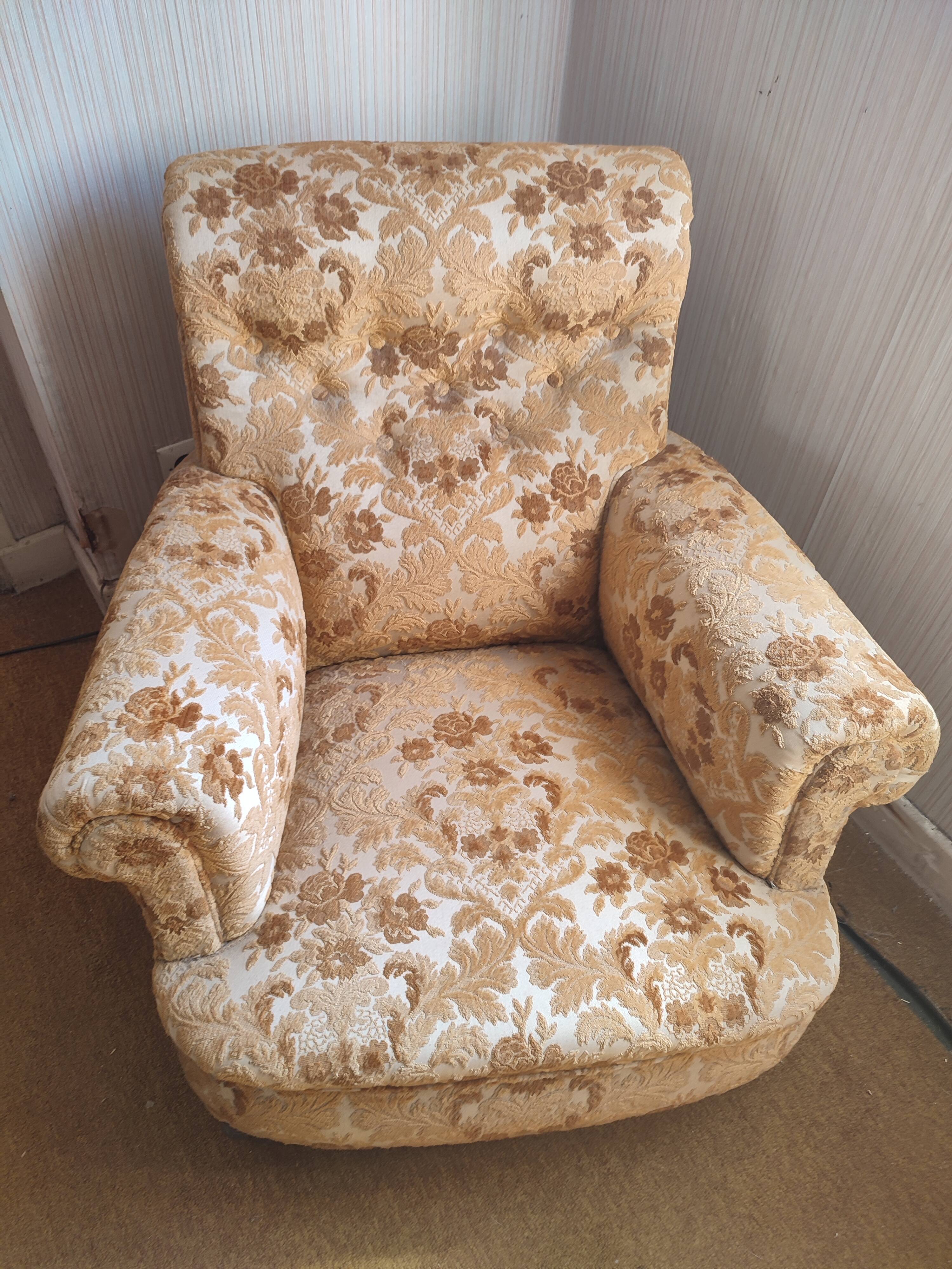 Set chairs and armchair vintage