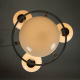 Bauhaus Chrome-plated Chandelier, 1930s