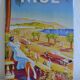 Plaque tôle lithographiée publicitaire vintage Nice
