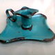 Candlestick enamelled "cellar rat"