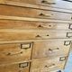 Vintage printer or schoolmaster workshop furniture from the 50s