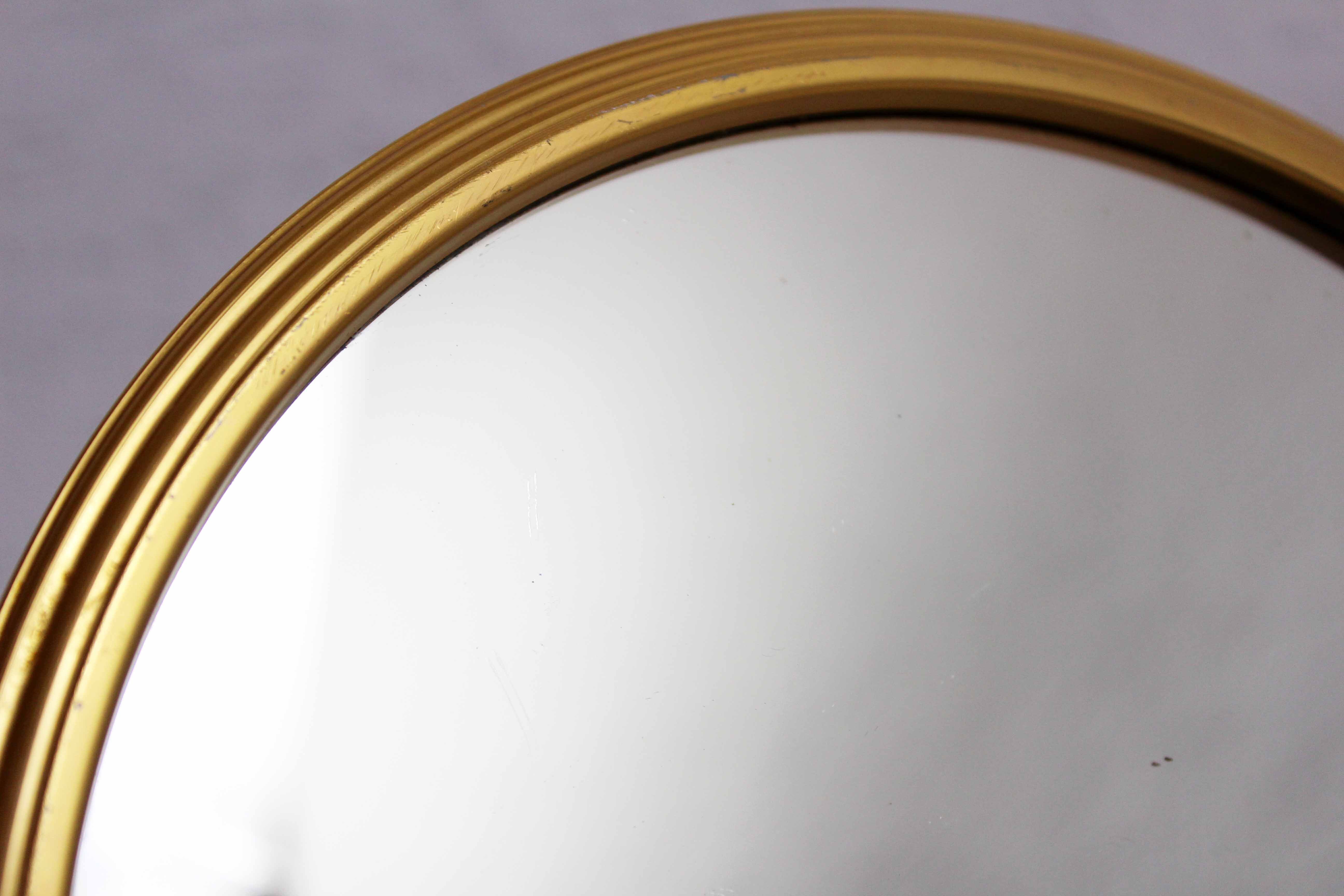 Brass mirror top 1950