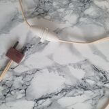 Lampe à poser en albatre vintage