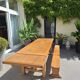 Grande table de ferme avec son banc