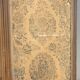Screen 4 fronts of Indian wood and fabrics and silk at the end of the 19th century