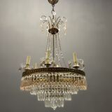 Italian Murano Glass Chandelier, 1950s