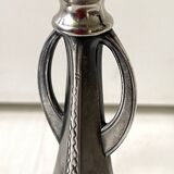 Pair of Art Nouveau candlesticks in silver metal WMF N°325