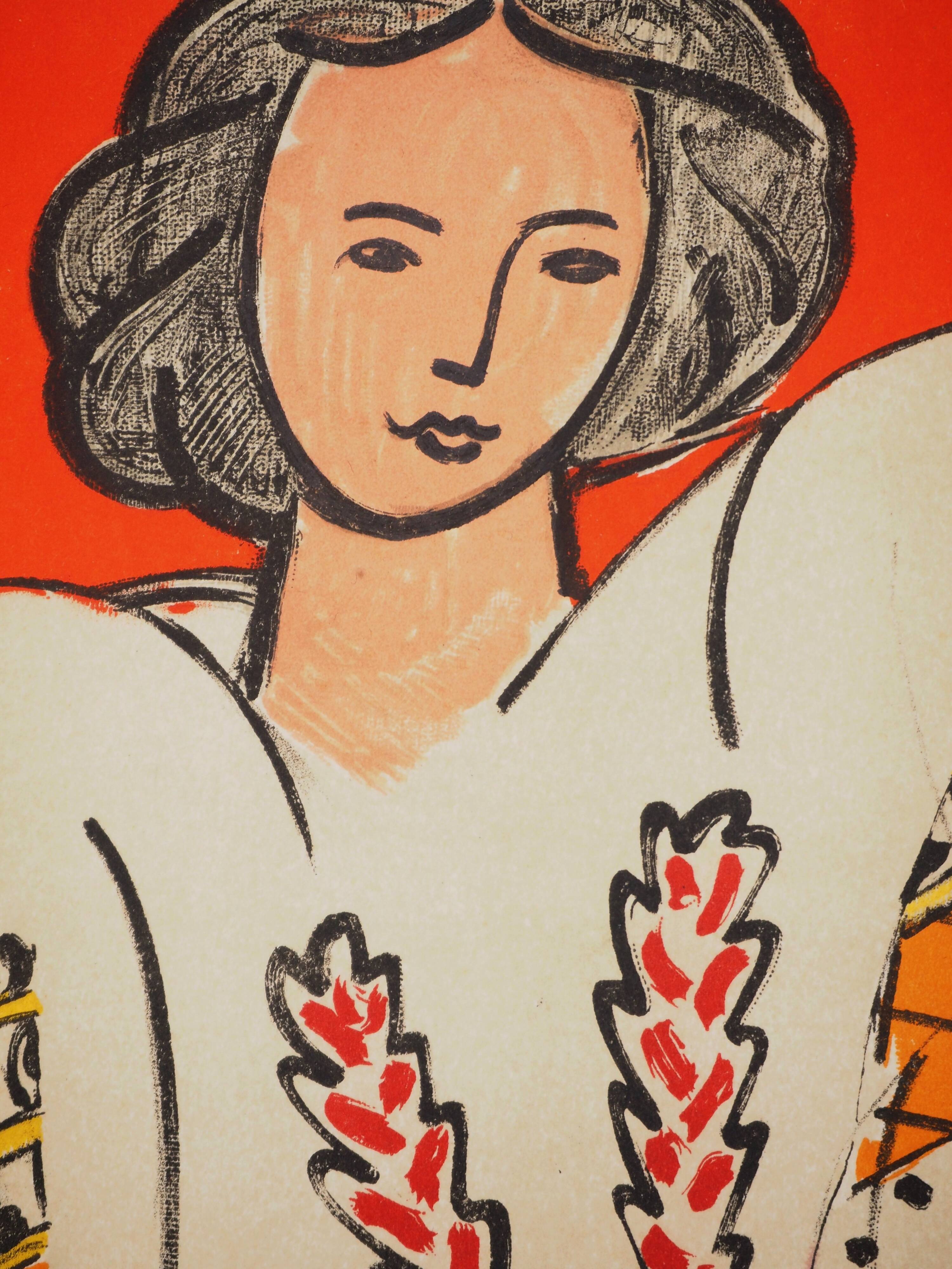 Henri Matisse: The Romanian Blouse, signed lithograph
