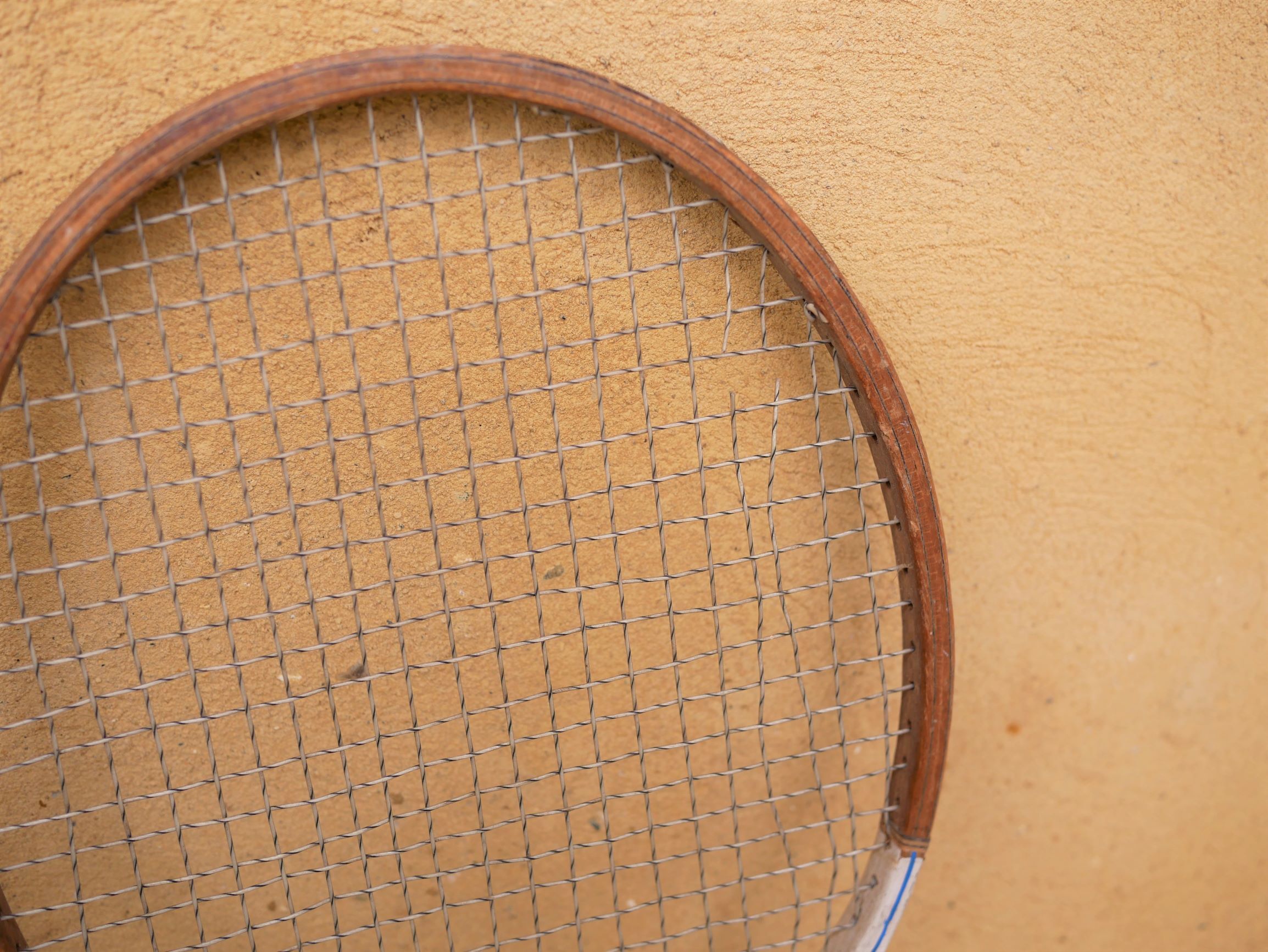 Pair of vintage badminton rackets