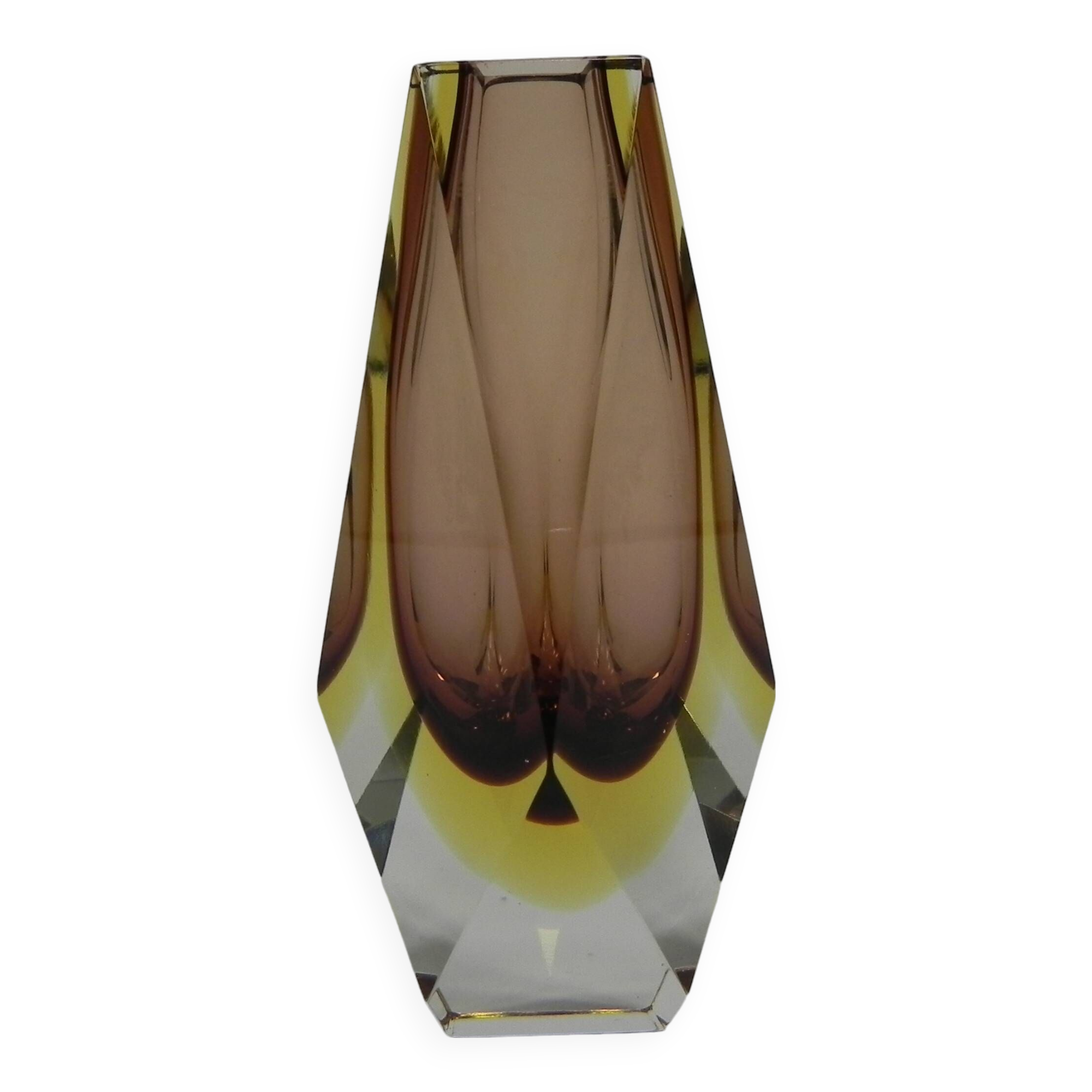 Murano Sommerso vase 16 cm high, 1960s