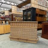 Rattan bar 70s