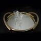 Gilded Rope Serving Tray, French Mirror Tray, Drinks Tray