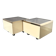 Tables basses, bouts de canapé vintage 1970.