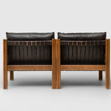 Leather sofa by TON